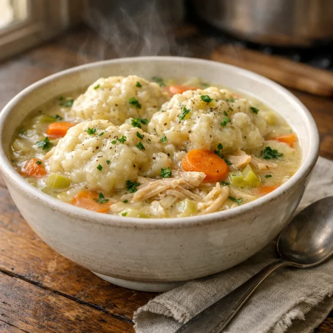 Hearty Chicken and Dumplings