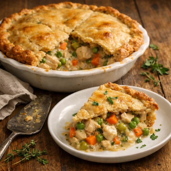 Hearty Chicken and Herb Pot Pie
