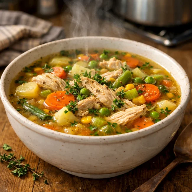 Hearty Chicken and Vegetable Soup
