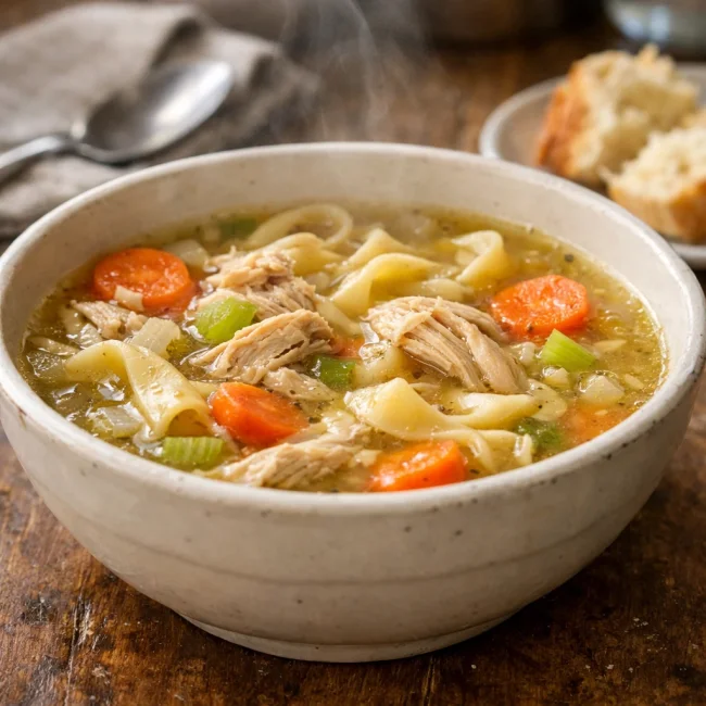 Hearty Chicken Noodle Soup