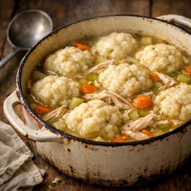 Hearty Country Chicken and Dumplings