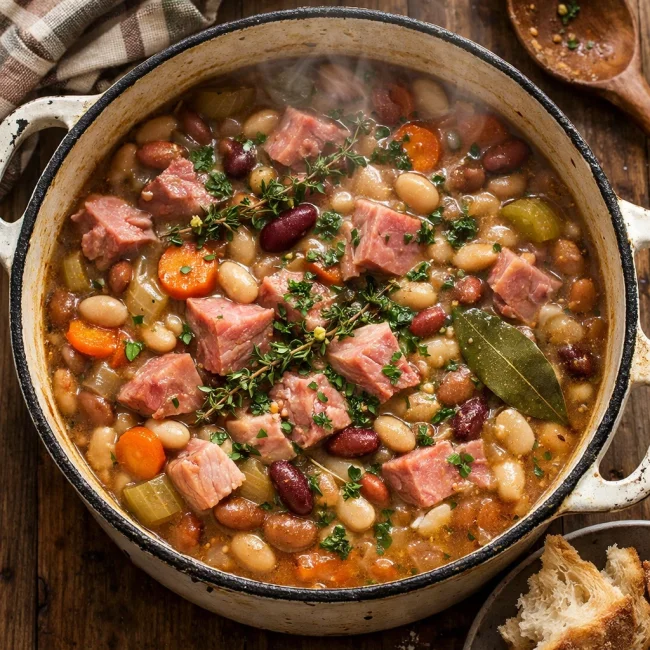 Hearty Country Ham and Bean Stew
