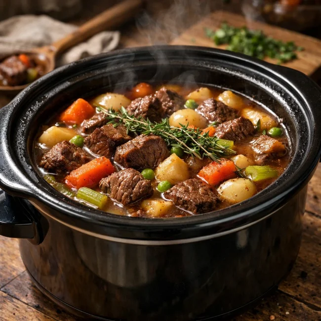 Hearty Crockpot Beef Stew