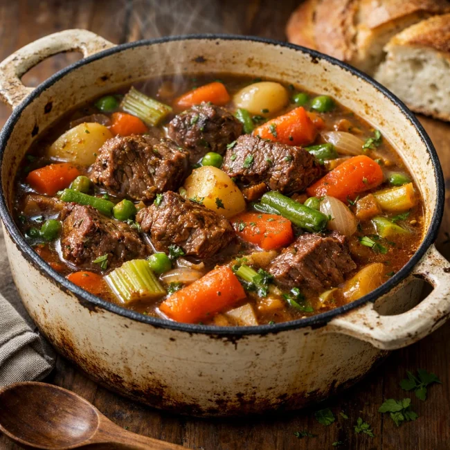 Hearty Garden Beef Stew