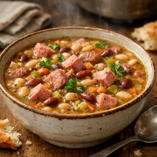 Hearty Ham and Bean Medley