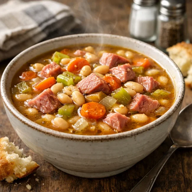 Hearty Ham and Bean Soup