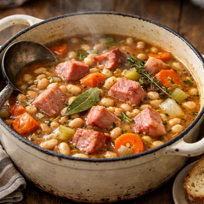 Hearty Ham and Bean Stew