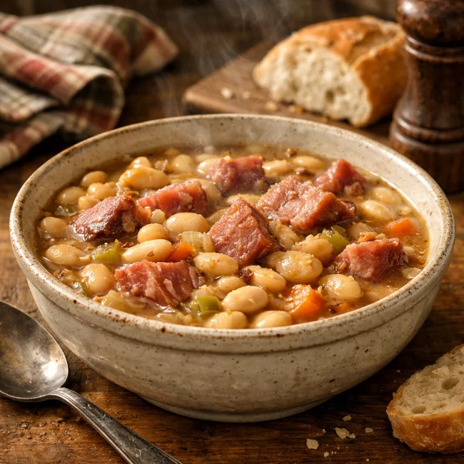 Hearty Ham and Bean Supper