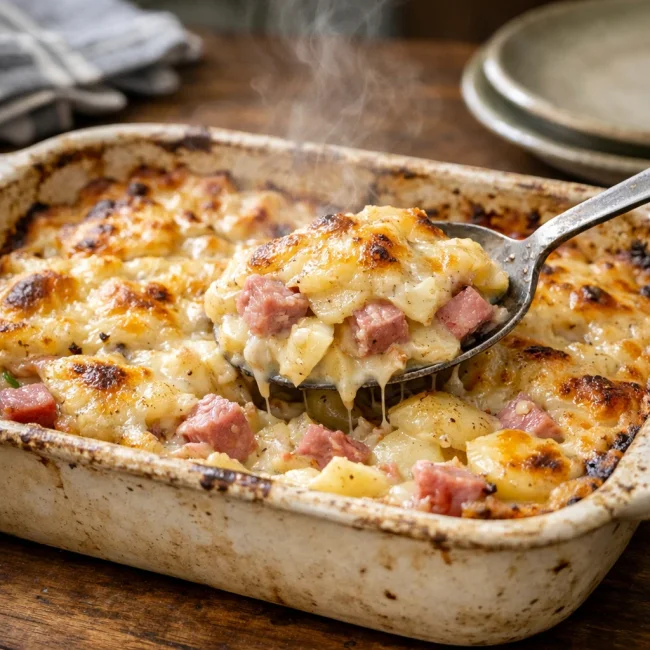 Hearty Ham and Potato Bake