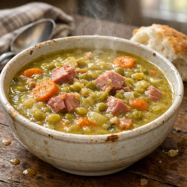 Hearty Ham and Split Pea Soup