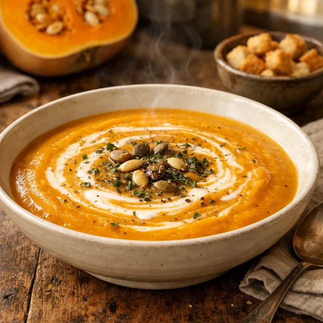 Hearty Harvest Butternut Squash Soup