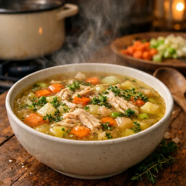 Hearty Heritage Chicken Soup