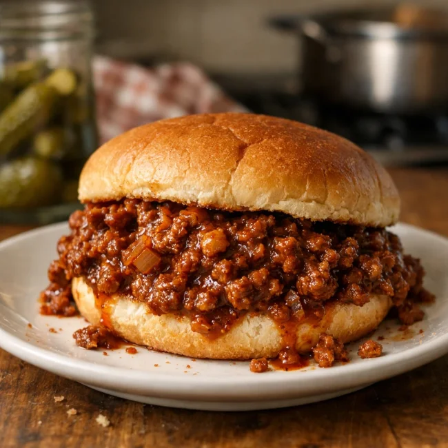 Hearty Homemade Sloppy Joes