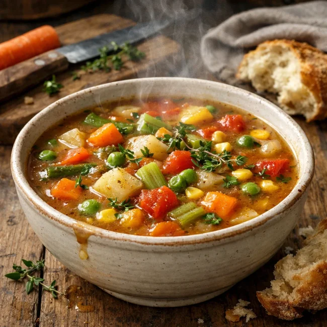Hearty Homestead Vegetable Soup