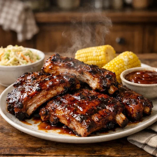 Hearty Homestyle BBQ Ribs