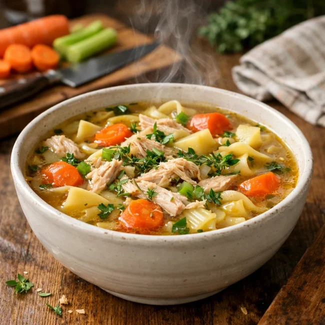 Hearty Homestyle Chicken Soup