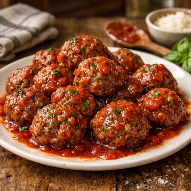 Hearty Homestyle Meatballs