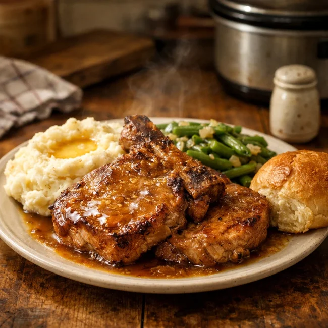 Hearty Homestyle Pork Chops