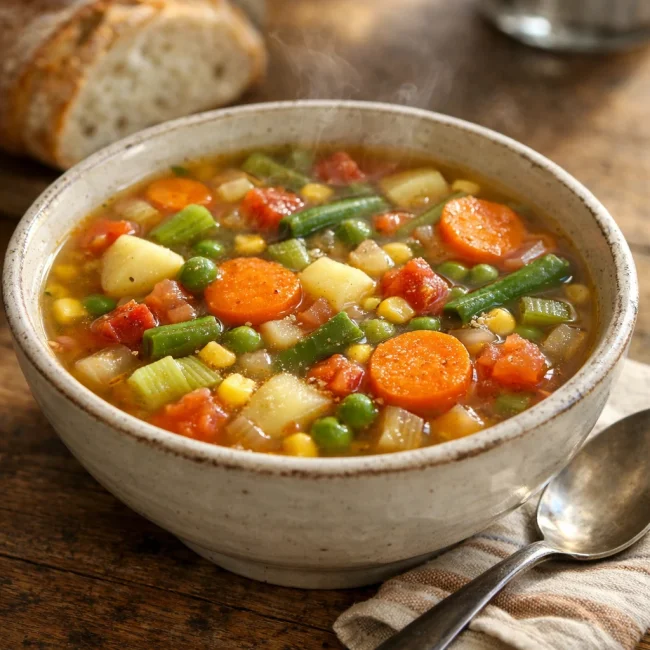 Hearty Homestyle Vegetable Soup