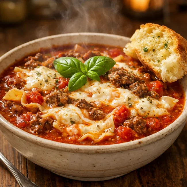 Hearty Lasagna Soup