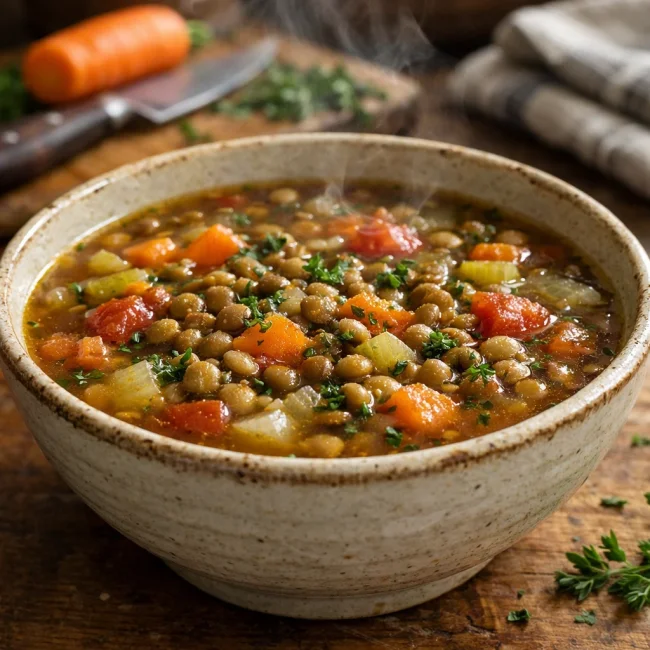 Hearty Lentil Broth