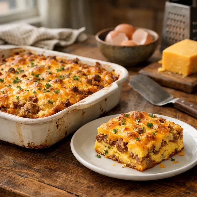 Hearty Morning Sausage Bake