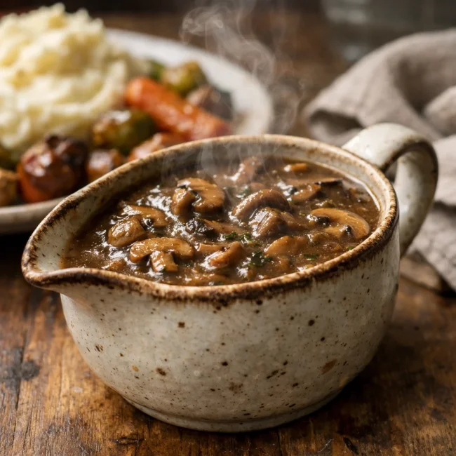 Hearty Mushroom Gravy