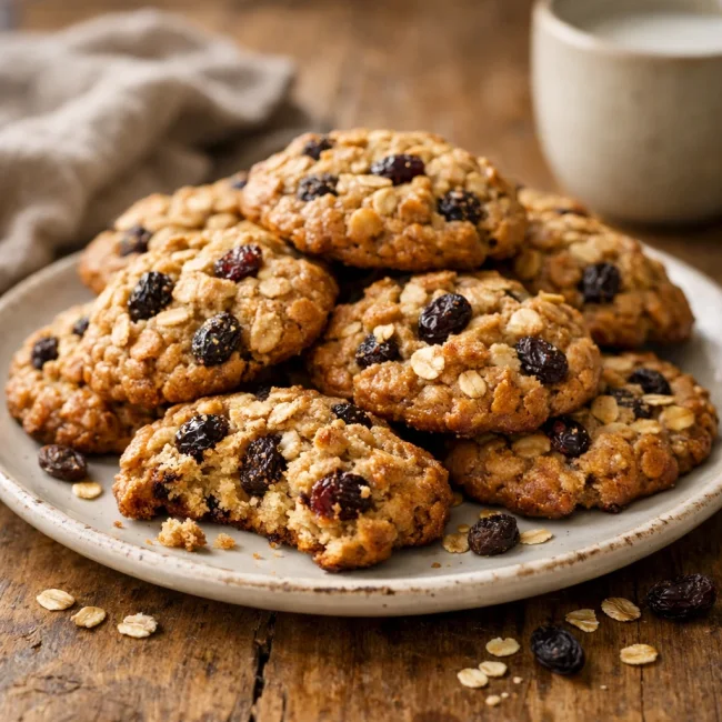 Hearty Oatmeal-Raisin Delights