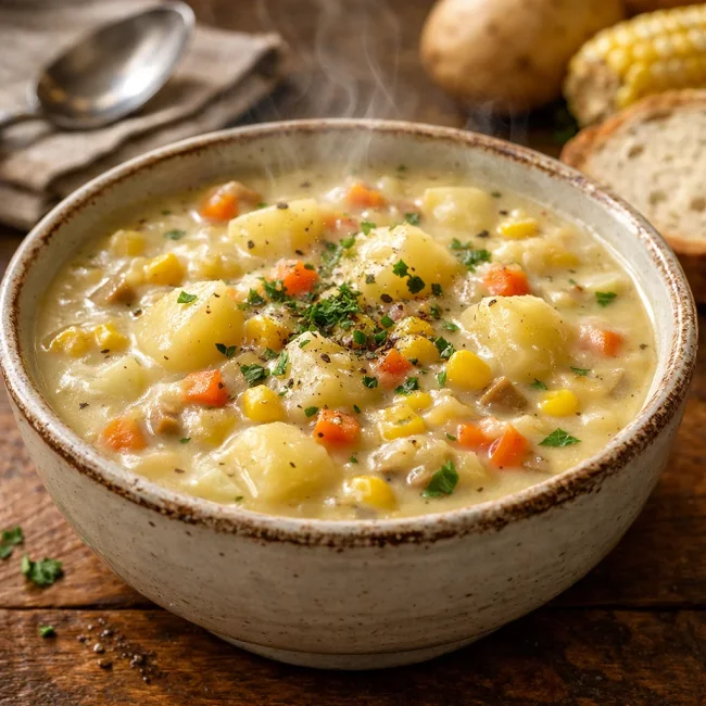 Hearty Potato and Corn Chowder
