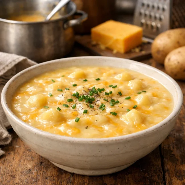 Hearty Potato-Cheese Soup