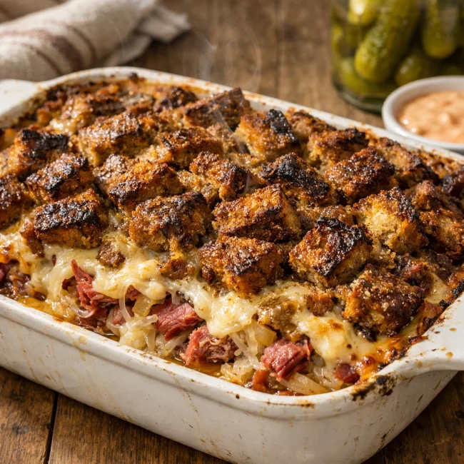 Hearty Reuben Casserole