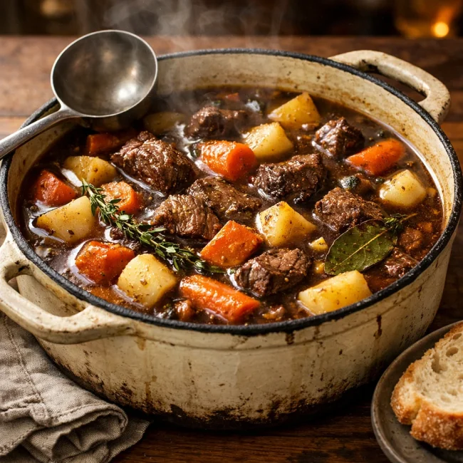 Hearty Root Vegetable Beef Stew