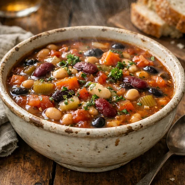 Hearty Rustic Bean Soup
