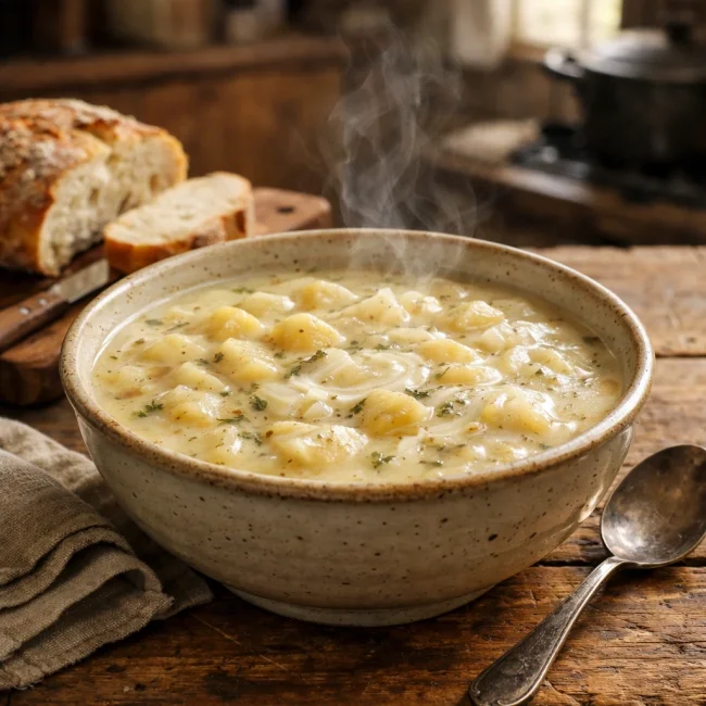 Hearty Rustic Potato Soup