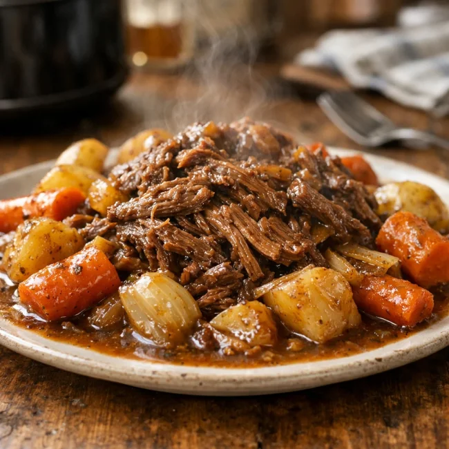 Hearty Slow Cooker Beef Roast