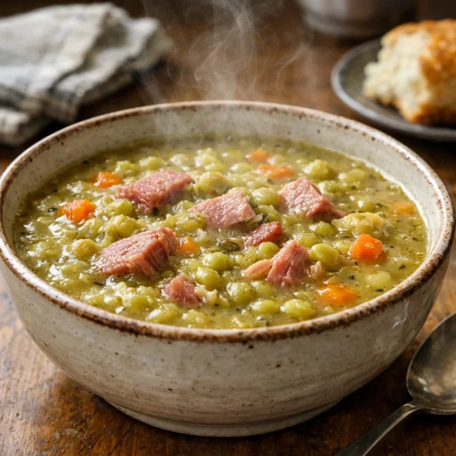 Hearty Split Pea and Ham Soup