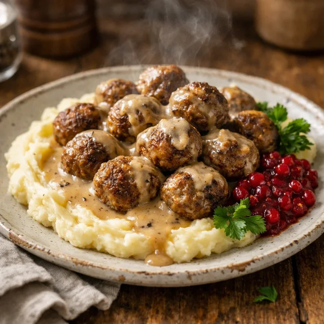 Hearty Swedish Meatballs