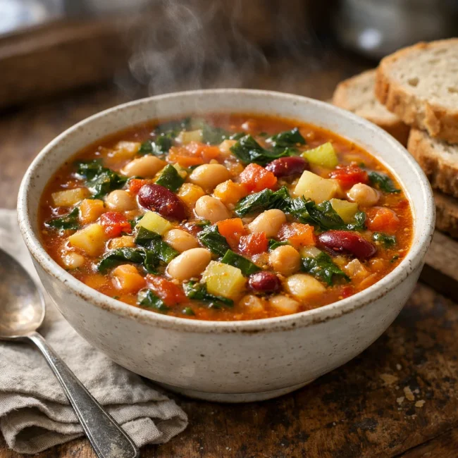 Hearty Vegetable Bean Soup