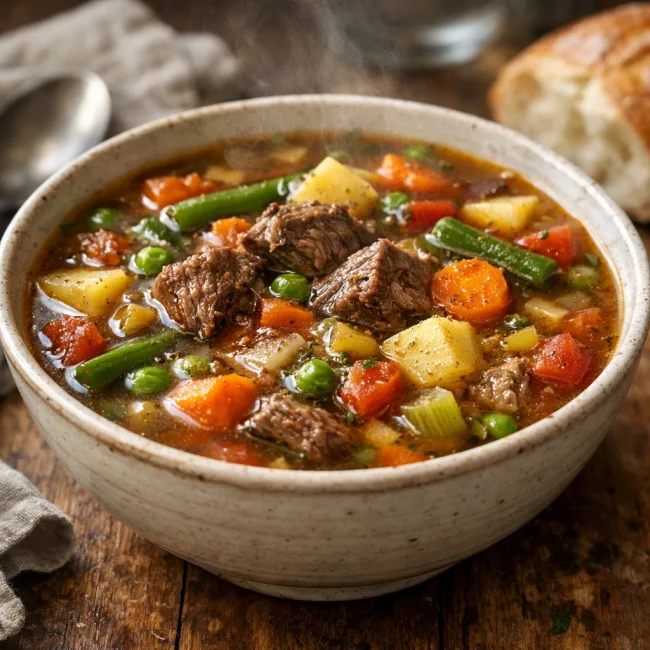 Hearty Vegetable Beef Soup