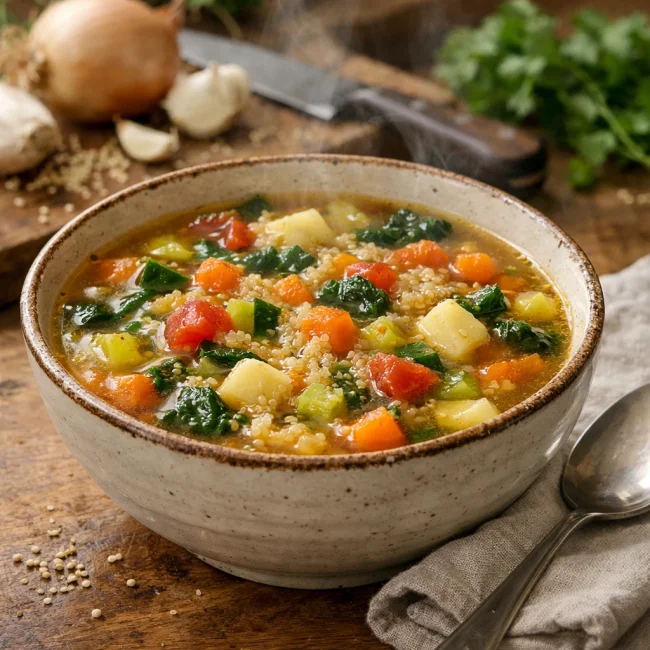 Hearty Vegetable Quinoa Soup