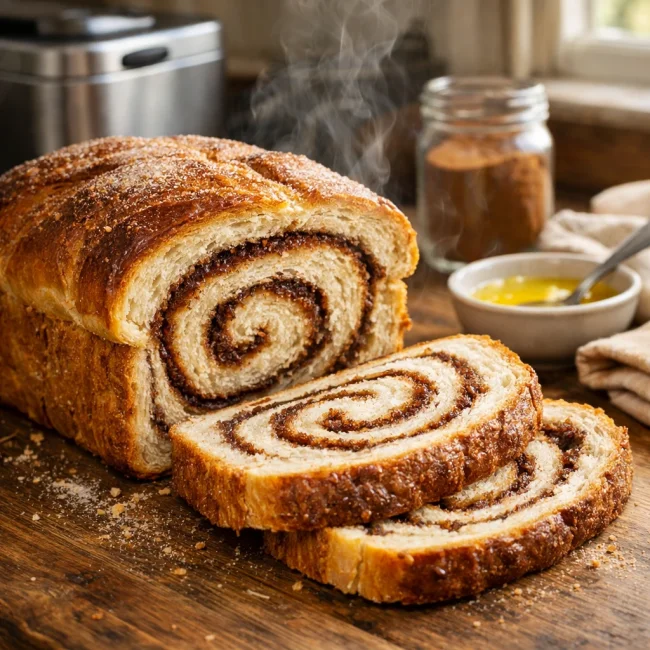 Heavenly Cinnamon Swirl Bread