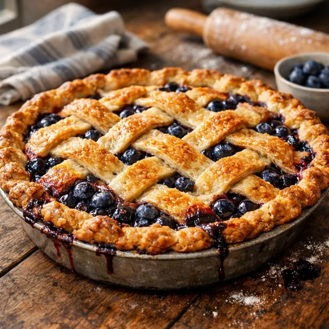 Heirloom Blueberry Pie