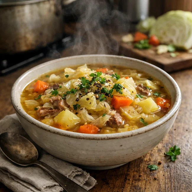 Heirloom Cabbage Soup