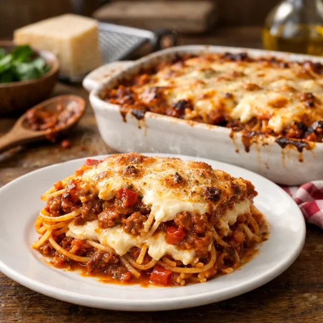 Heirloom Italian Baked Spaghetti