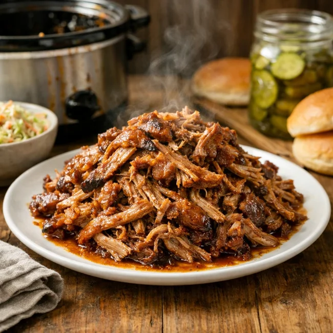 Heirloom Slow Cooker Pulled Pork
