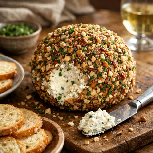 Herb & Nut Cream Cheese Ball