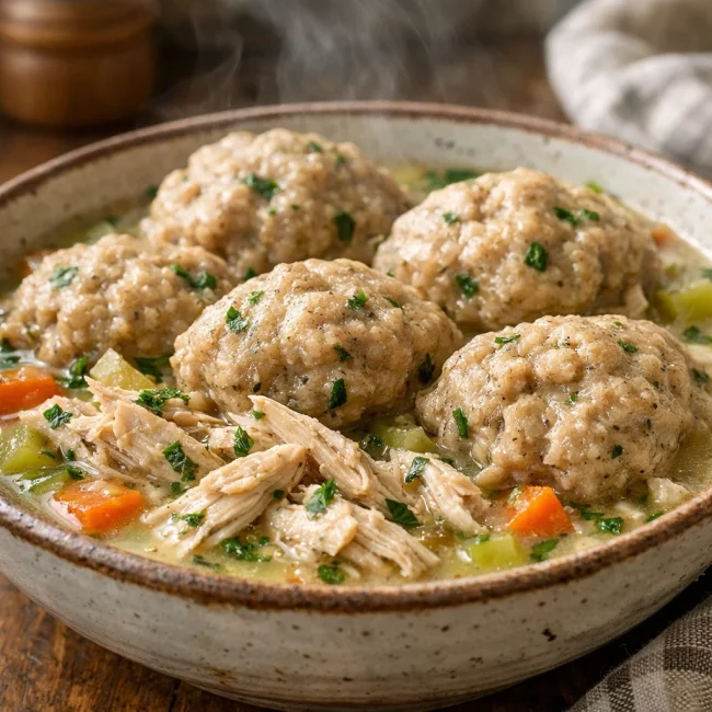 Herb Chicken & Whole Wheat Dumplings