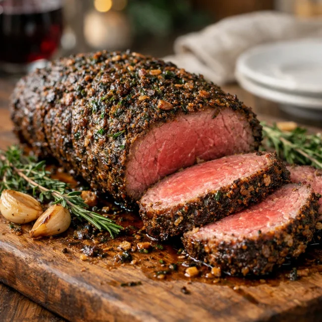 Herb-Crusted Beef Tenderloin