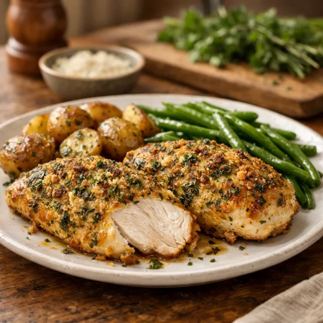 Herb-Crusted Chicken Delight