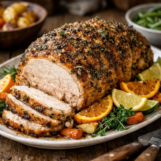 Herb-Crusted Citrus Turkey Roast